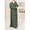 chubby-knit abaya NAWEL