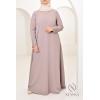 Abaya longue évasée moderne hijab