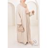 Long linen effect kimono neyssa shop