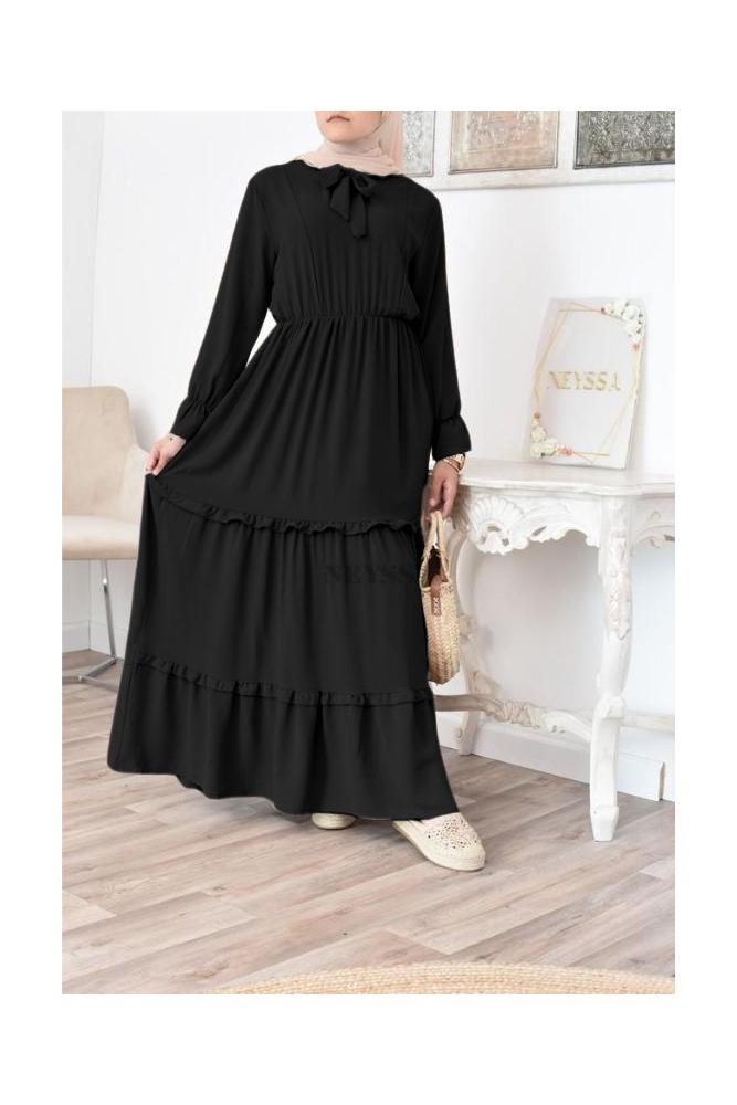 Loose-fitting bohemian dress for Muslim women