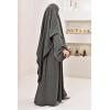 Umm Khadijâa Flared abaya with puffed sleeves