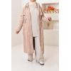 Long fur-lined parka SAFIYA Beige