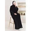 Abaya velours cotelé oversize CHAHLA