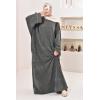 Abaya velours cotelé oversize CHAHLA