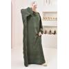 CHAHLA oversized velvet abaya