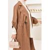 Daliya Suede Trench