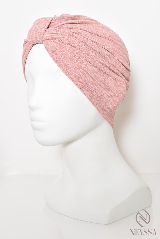 Bonnet turban avec noeud à l'avant Mahat