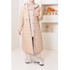 Parka Frau Reversible Winter Beige