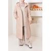 Parka Frau Reversible Winter Beige