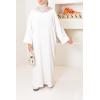 Oversize-Abaya aus Kordelzug Houda