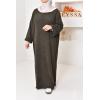 Houda oversized velvet abaya