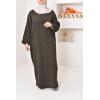 Oversize-Abaya aus Kordelzug Houda