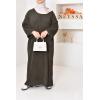 Oversize-Abaya aus Kordelzug Houda