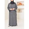 Abaya velours cotelé oversize Houda