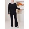 Ensemble femme maille pull et pantalon