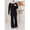 Ensemble femme maille pull et pantalon