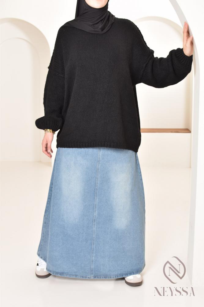 Pull oversize en maille tendance pas cher