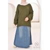 Nessima long corduroy tunic