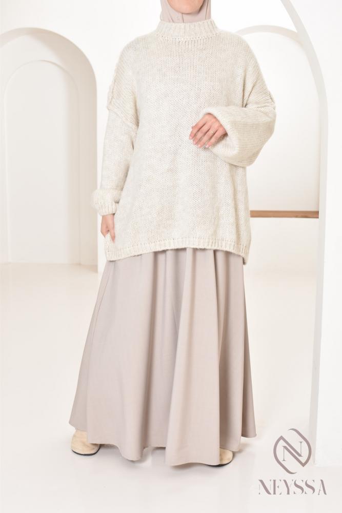 Nessima long corduroy tunic