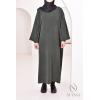 Abaya velours cotelé oversize pas cher