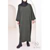 Houda oversized velvet abaya