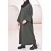 Abaya velours cotelé oversize pas cher