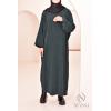 Abaya velours cotelé oversize pas cher