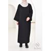 Houda oversized velvet abaya