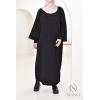 Houda oversized velvet abaya