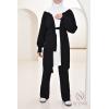 Women's woven knit cardigan + pants set