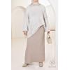 Nessima long corduroy tunic