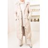 Parka réversible fourrure Beige FEMME