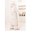 Reversible Beige NEIGE fur parka