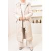 Parka réversible fourrure Beige FEMME