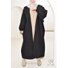 Manteau papillon oversize Saphora noir