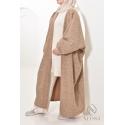 Manteau papillon oversize Saphora Camel