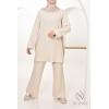 Ensemble femme maille Comfy Beige