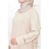 Beige Comfy knit set for women