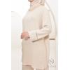 Beige Comfy knit set for women