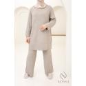 Ensemble femme maille Comfy Taupe