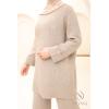 Ensemble femme maille Comfy Taupe