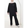 Damen-Set aus Strick Comfy Schwarz