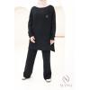 Women's woven knit set Urban Cocoon Black