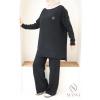 Women's woven knit set Urban Cocoon Black