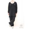 Women's woven knit set Urban Cocoon Black