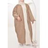 Beige Comfy knit set for women