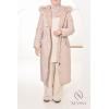 Parka réversible fourrure Beige FEMME