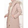 Reversible Beige NEIGE fur parka