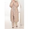 Reversible Beige NEIGE fur parka