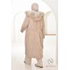 Parka réversible fourrure Beige FEMME